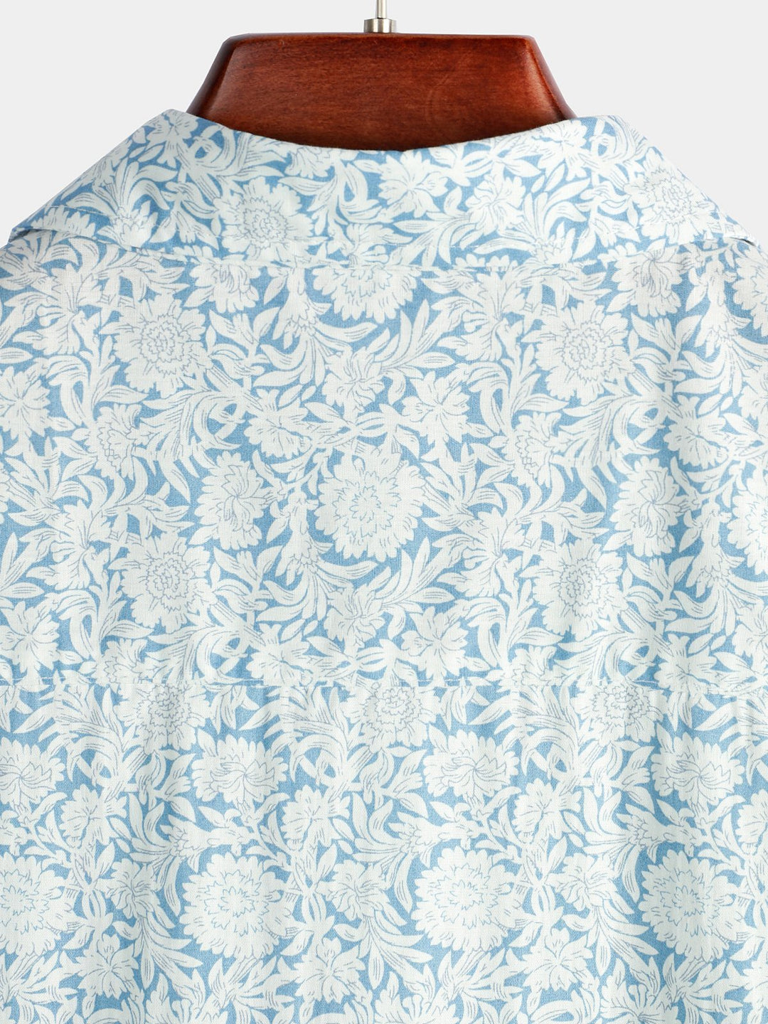 Chemise en coton à imprimé floral pour homme