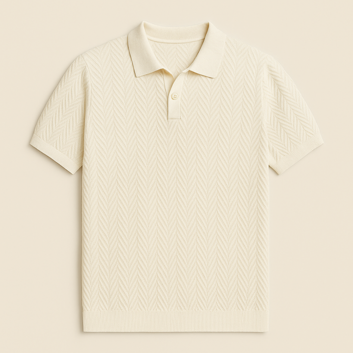 Polo en Coton Casual pour Homme Style Vintage