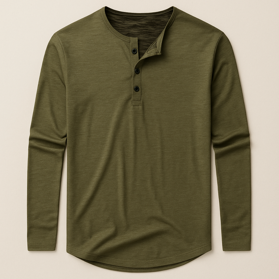 Le Polo en Coton à Manches Longues Cromwell pour Hommes