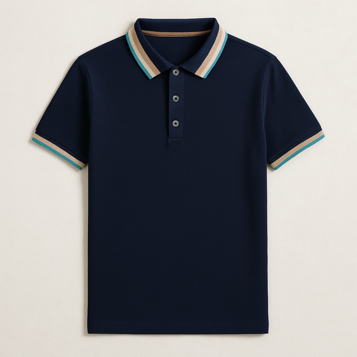 Le Polo en Coton Rayé Bellagio