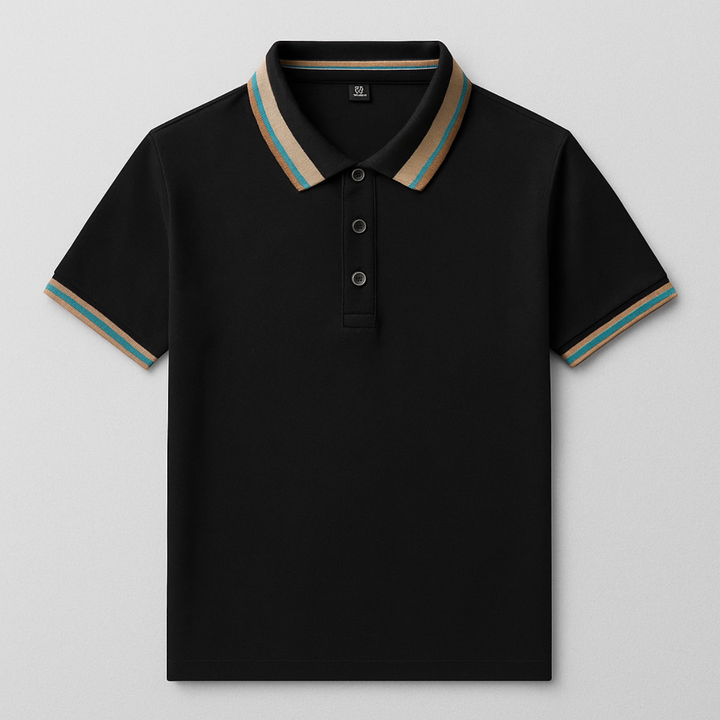 Le Polo en Coton Rayé Bellagio