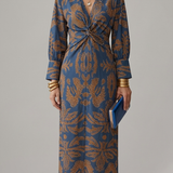 Julieta | Robe midi imprimée