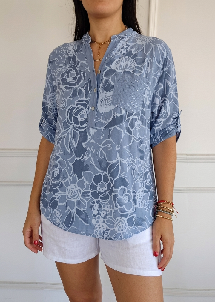 Cassie | Chemisier à imprimé floral