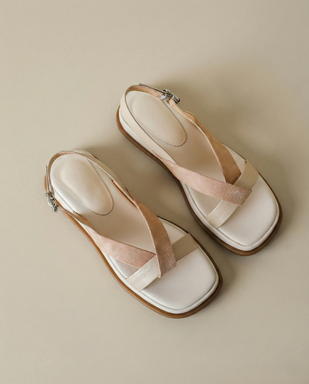 Sandale Plateforme à Brides Croisées Valetta