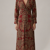 Julieta | Robe midi imprimée