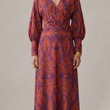 Julieta | Robe midi imprimée