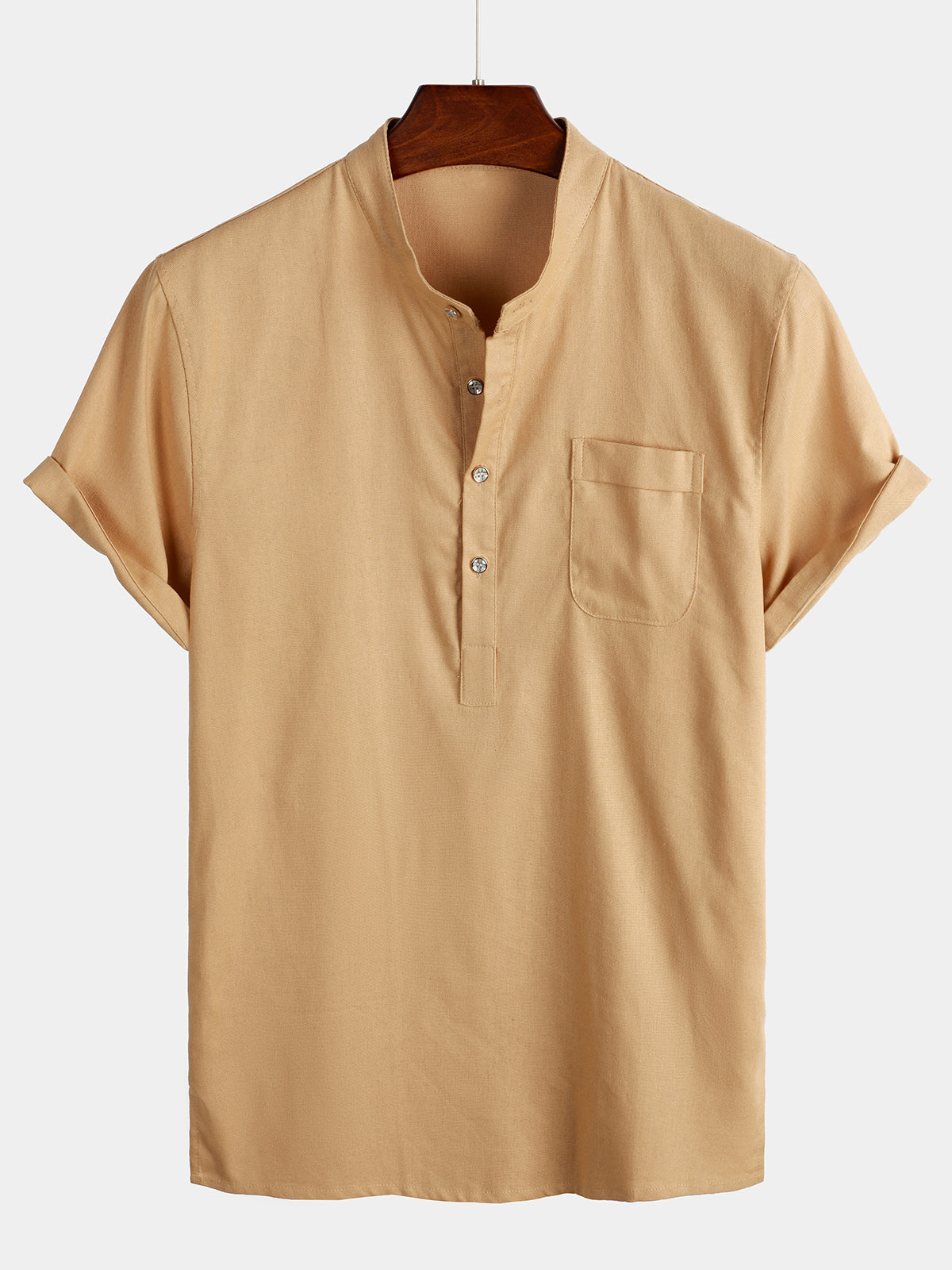 Chemise de vacances décontractée à manches courtes pour hommes