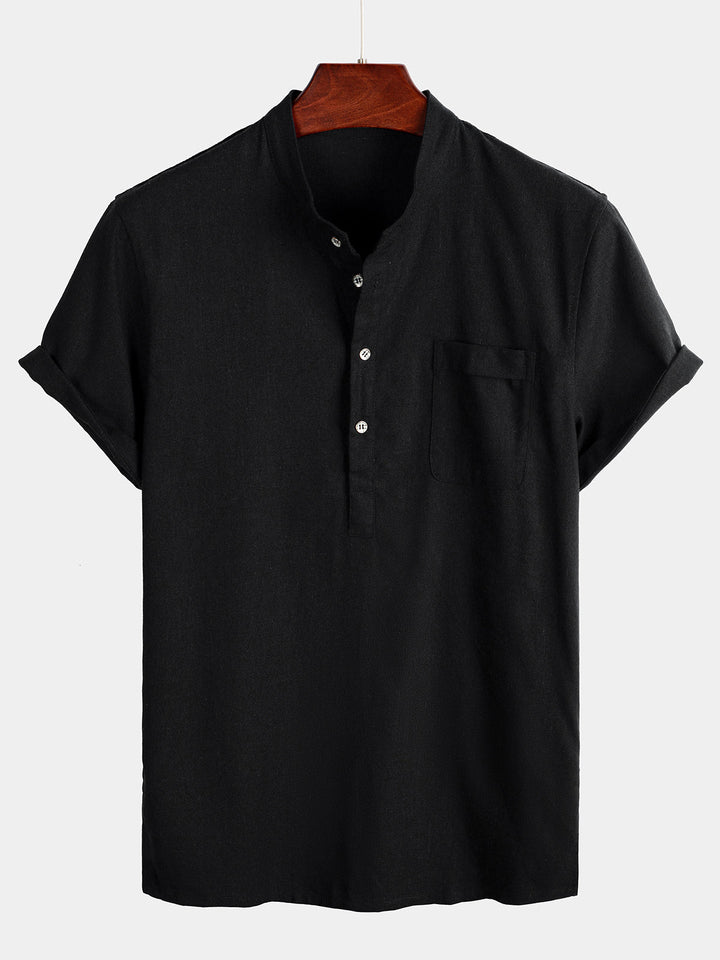 Chemise de vacances décontractée à manches courtes pour hommes