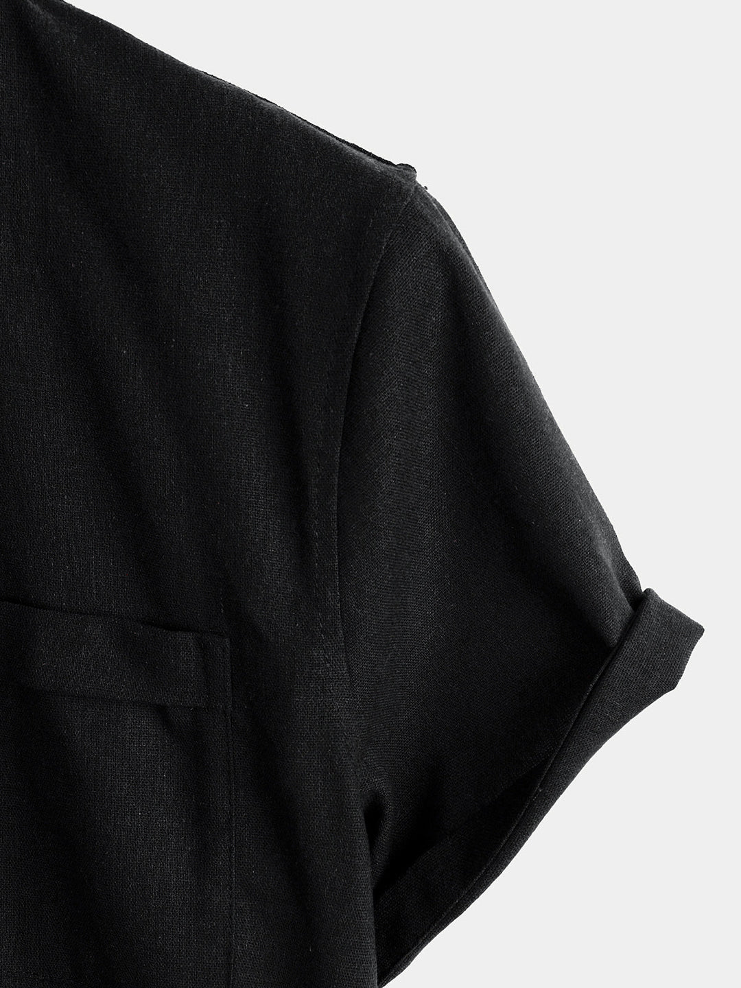 Norbert — Chemise Col Haut Uni