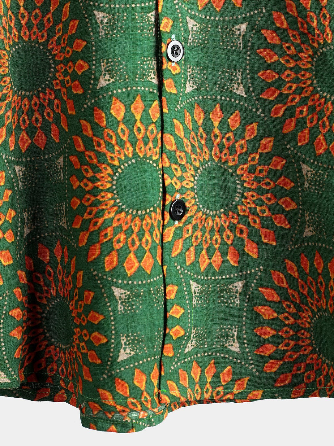 Chemise à manches courtes rétro boutonnée d&