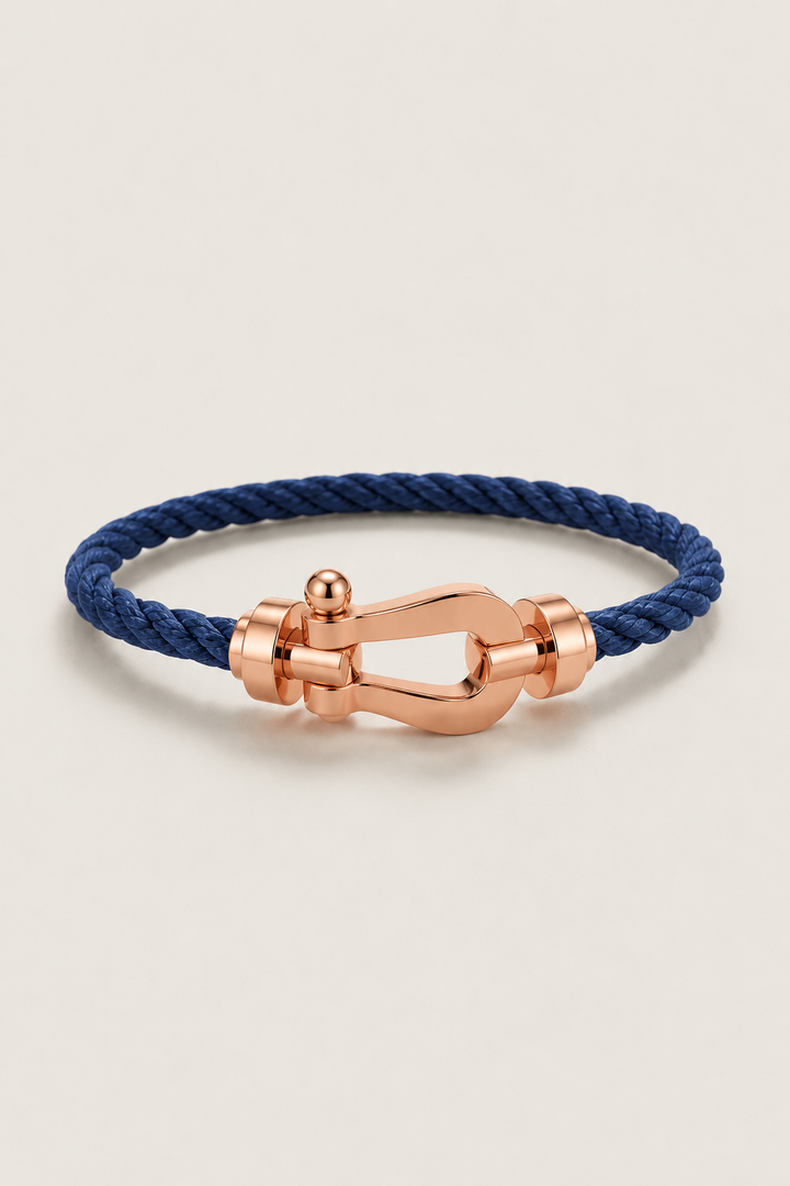 Bracelet Aurelio Marine / Or Rose