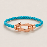 Bracelet Aurelio Bleu Clair / Or Rose