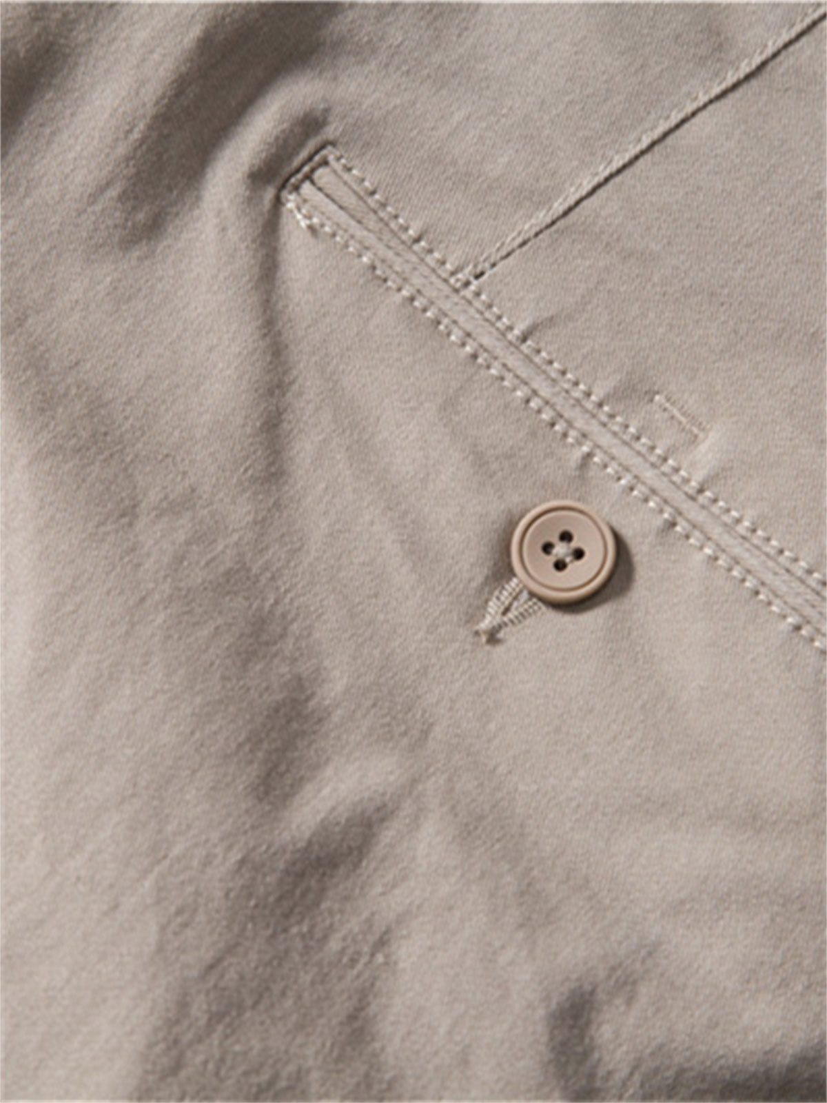 Pantalon décontracté en coton respirant pour homme avec poches et couleur unie