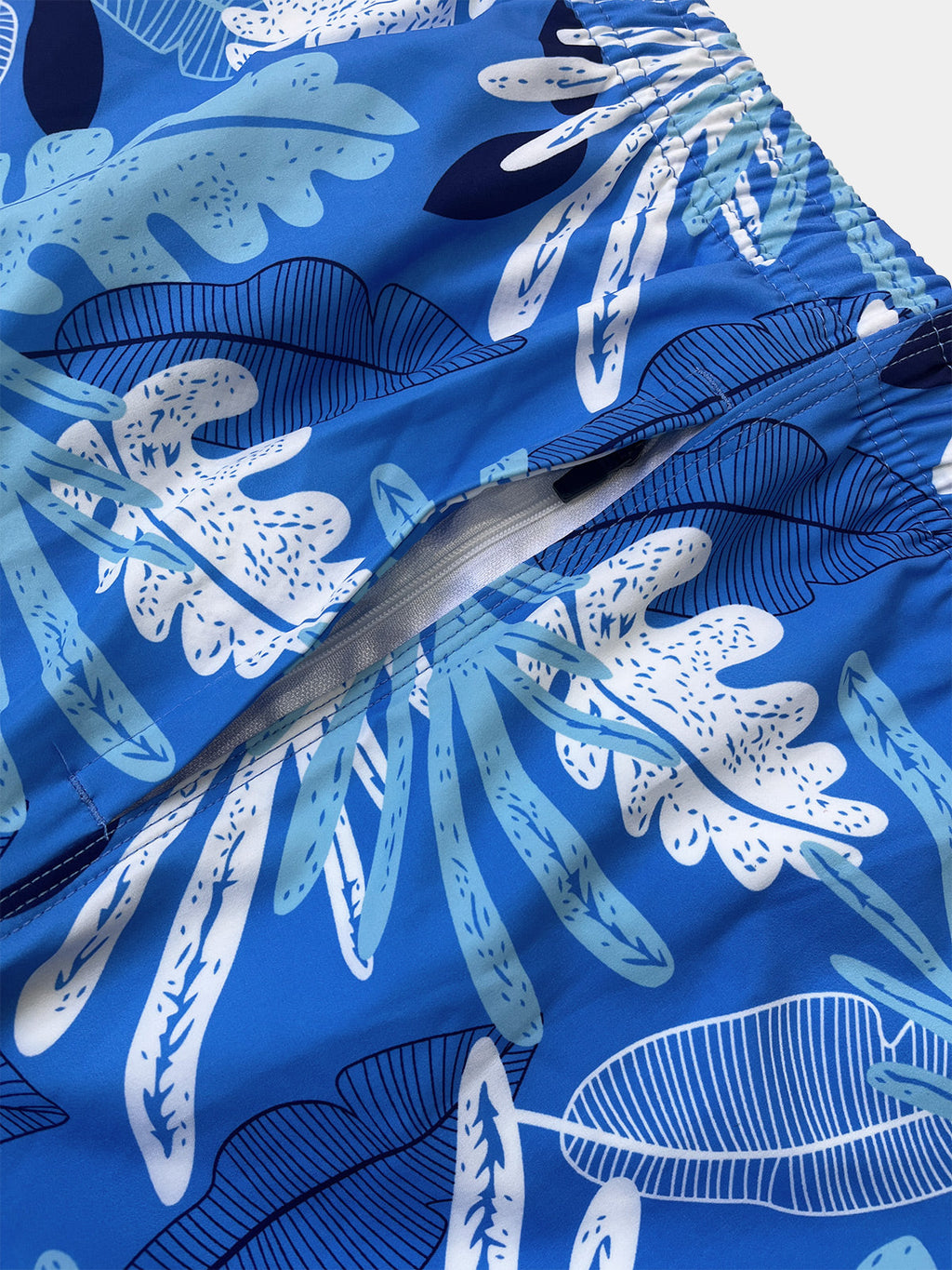 Maillot de Bain à Séchage Rapide avec Imprimé Tropical pour Homme