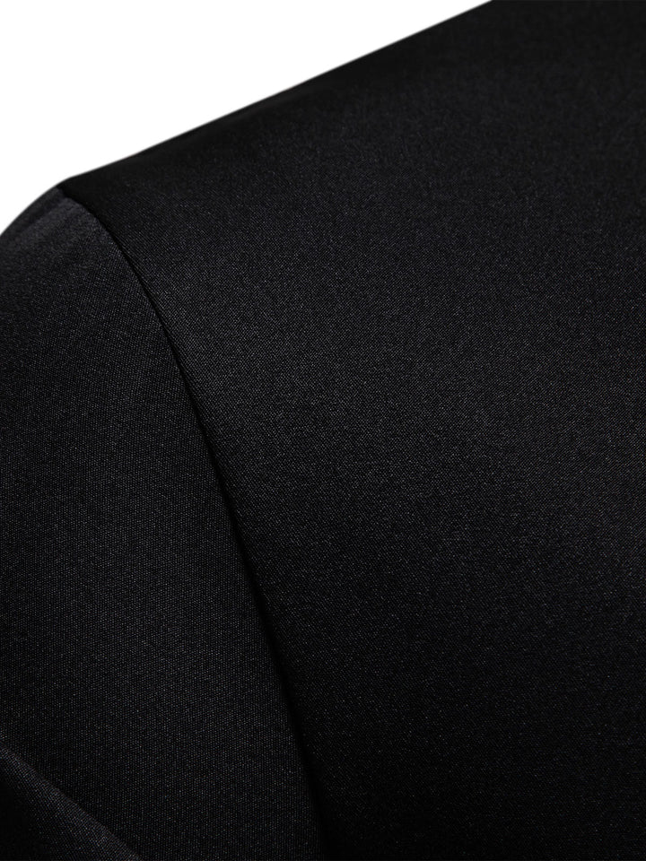 Chemise boutonnée à manches longues et imprimé cachemire colorblock pour homme