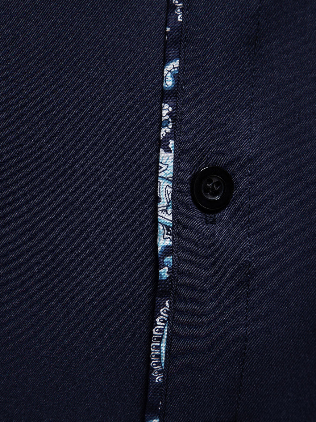 Chemise à manches longues à imprimé cachemire pour homme