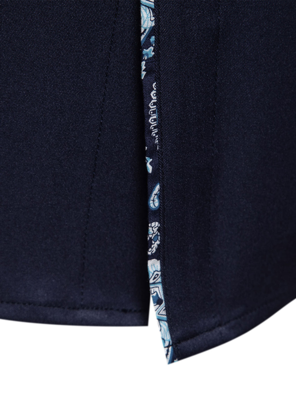 Chemise à manches longues à imprimé cachemire pour homme