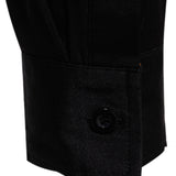Chemise boutonnée à manches longues et imprimé cachemire colorblock pour homme