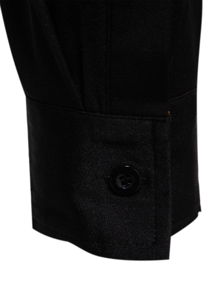 Chemise boutonnée à manches longues et imprimé cachemire colorblock pour homme