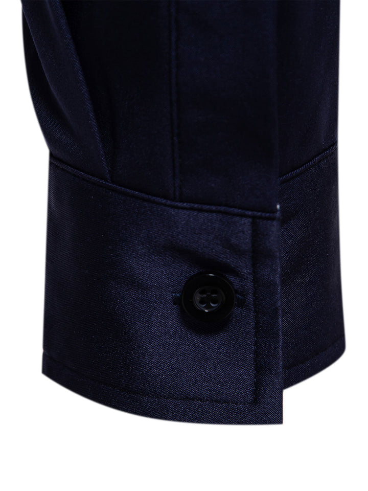 Chemise à manches longues à imprimé cachemire pour homme