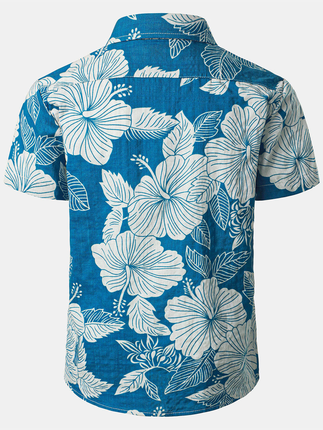 Chemise à manches courtes pour enfants, imprimé floral hawaïen, tropical, Aloha, vacances, été, plage