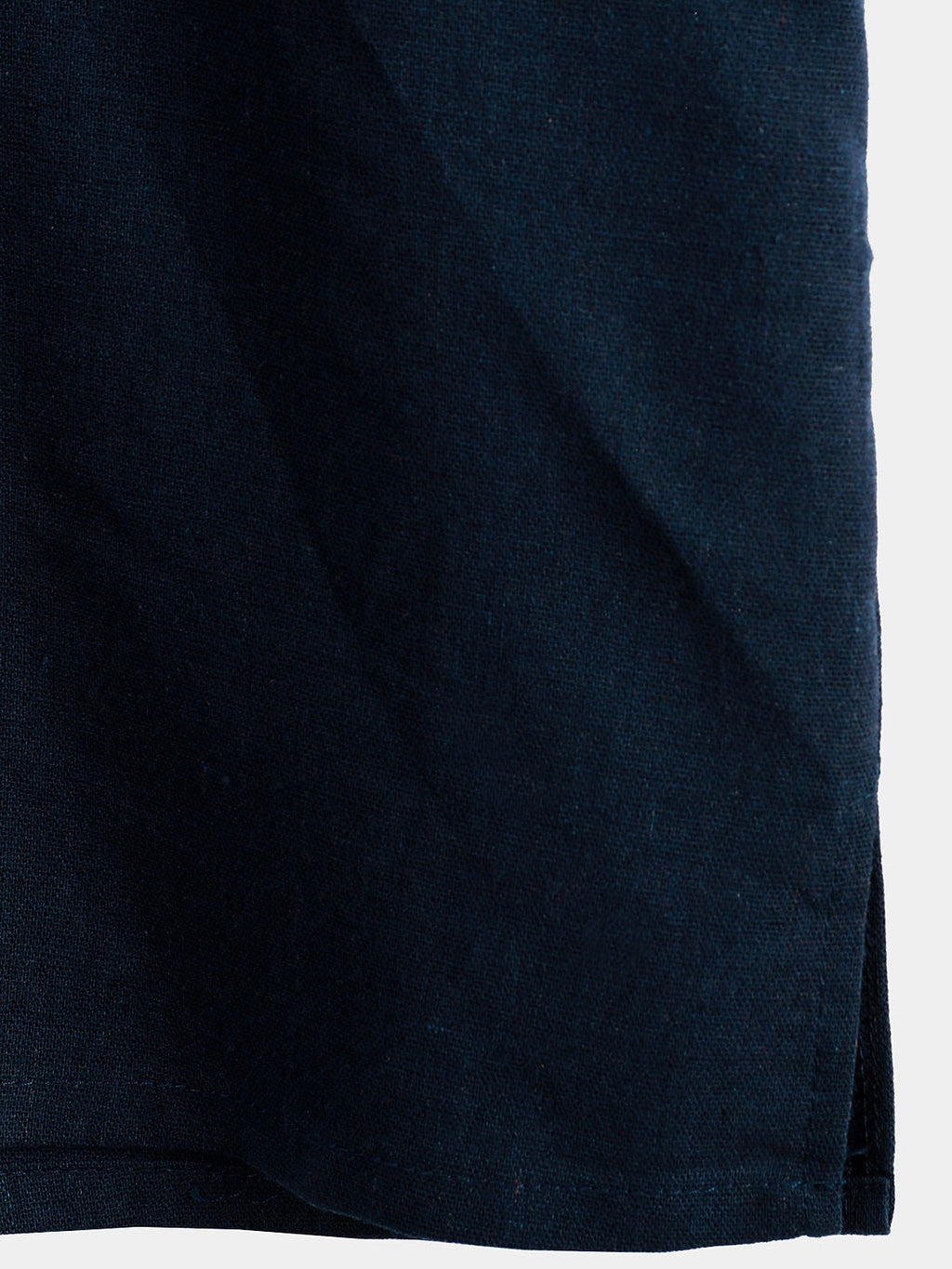 Chemise pour Homme en Couleur Unie avec Col Haut et Bouton Moyen, avec Poche Frontale