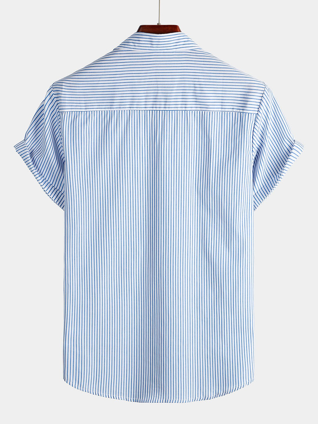 Chemise décontractée boutonnée à manches courtes pour hommes