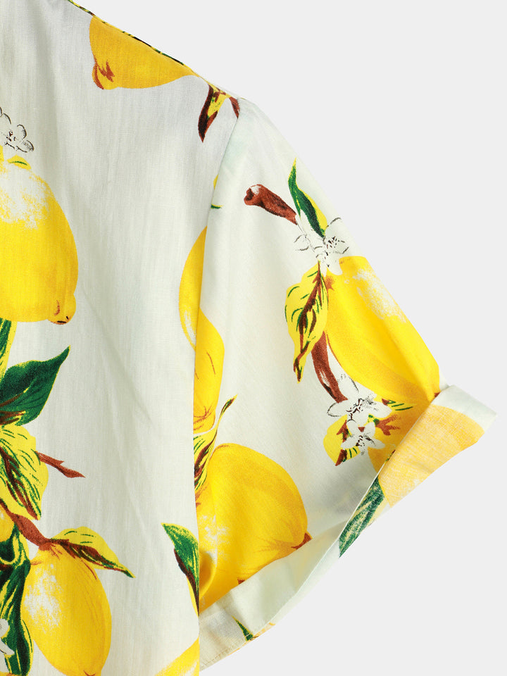 Chemise à manches courtes de vacances d&
