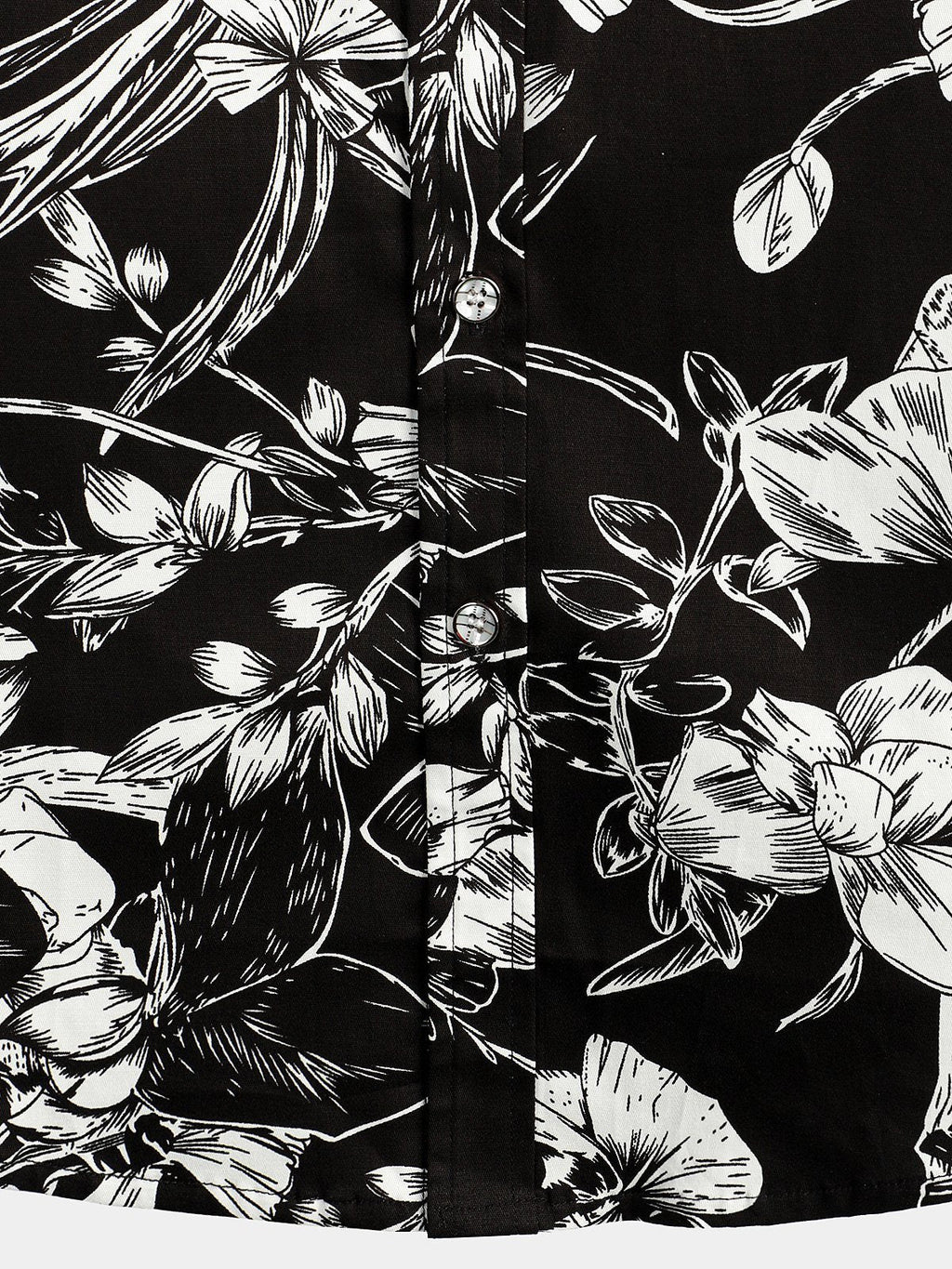 Chemise hawaïenne tropicale en coton à fleurs pour homme