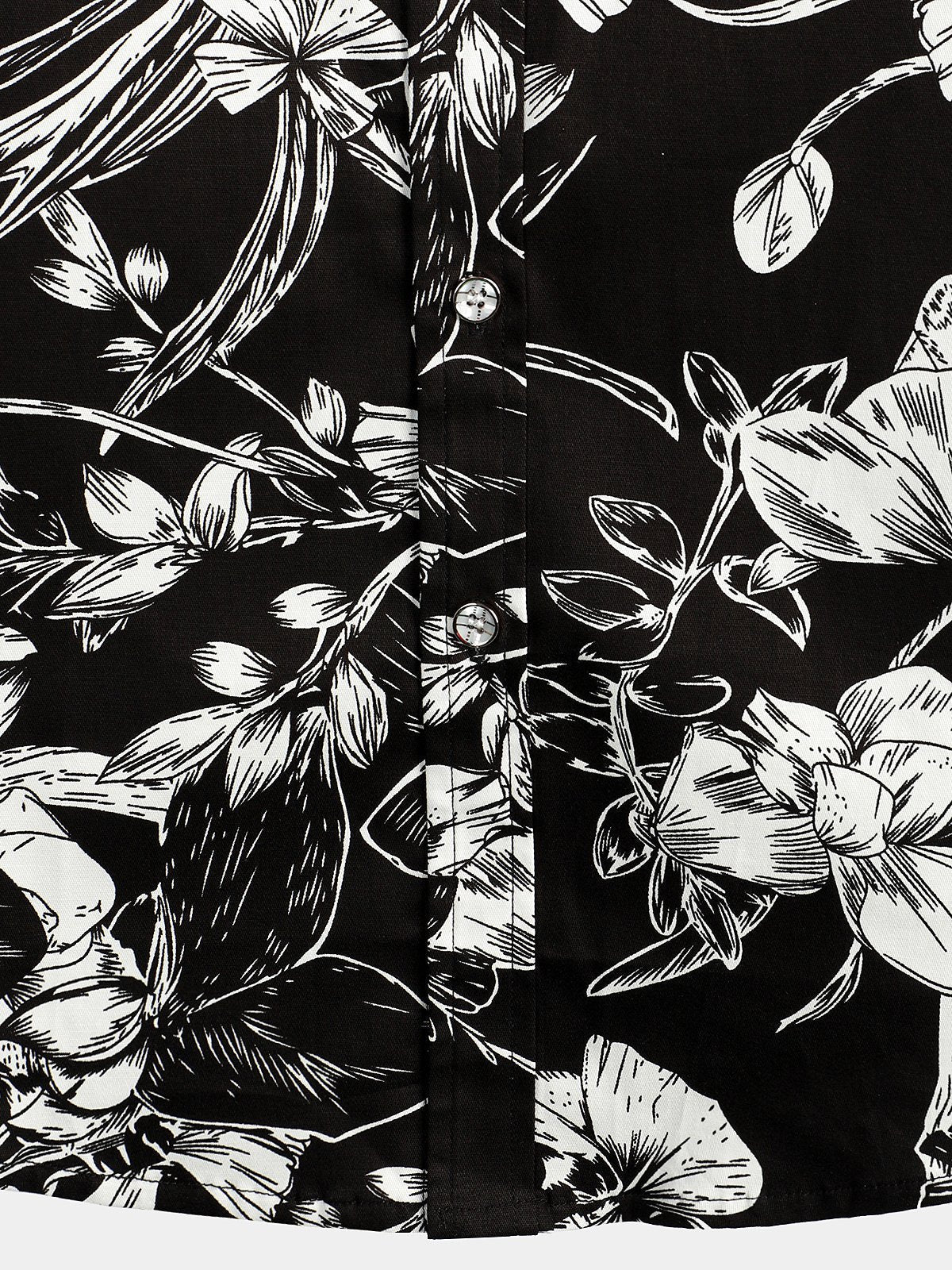 Chemise à Manches Courtes avec Imprimé Floral pour Homme