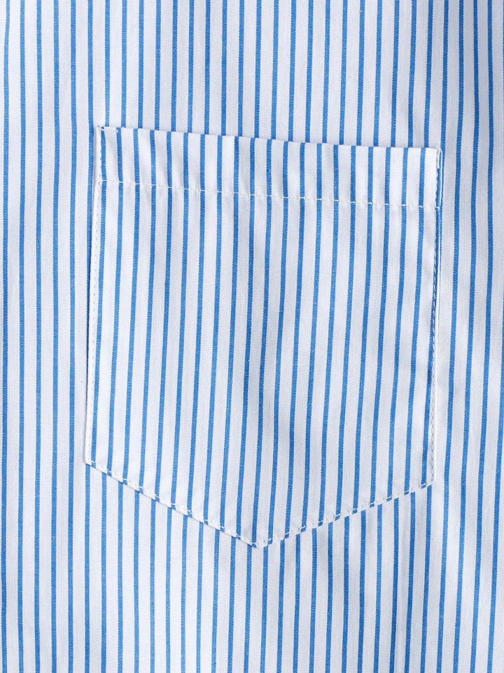 Chemise décontractée boutonnée à manches courtes pour hommes