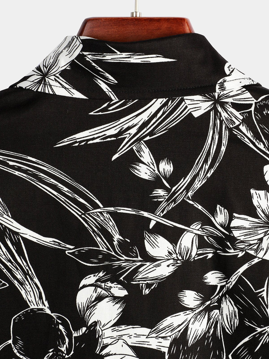 Chemise hawaïenne tropicale en coton à fleurs pour homme