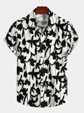 Chemise en coton hawaïen tropical à fleurs