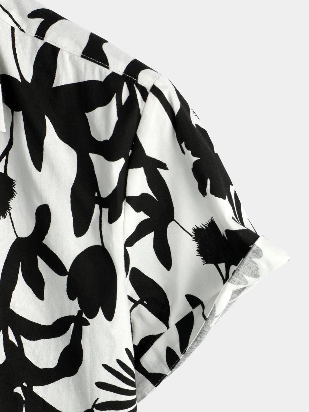 Chemise en coton hawaïen tropical à fleurs