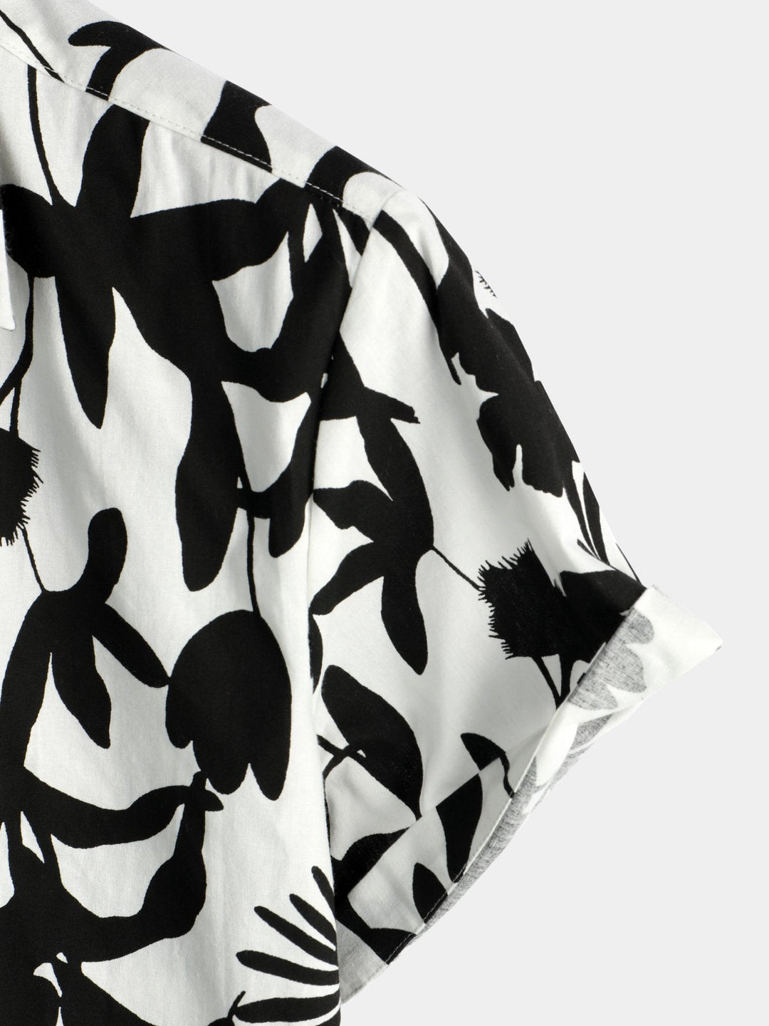 Chemise en coton hawaïen tropical à fleurs