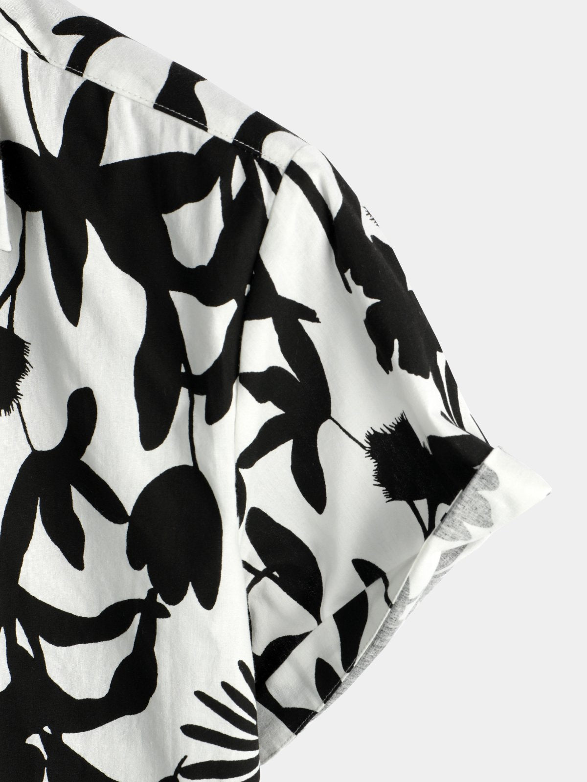 Chemise en coton hawaïen tropical à fleurs