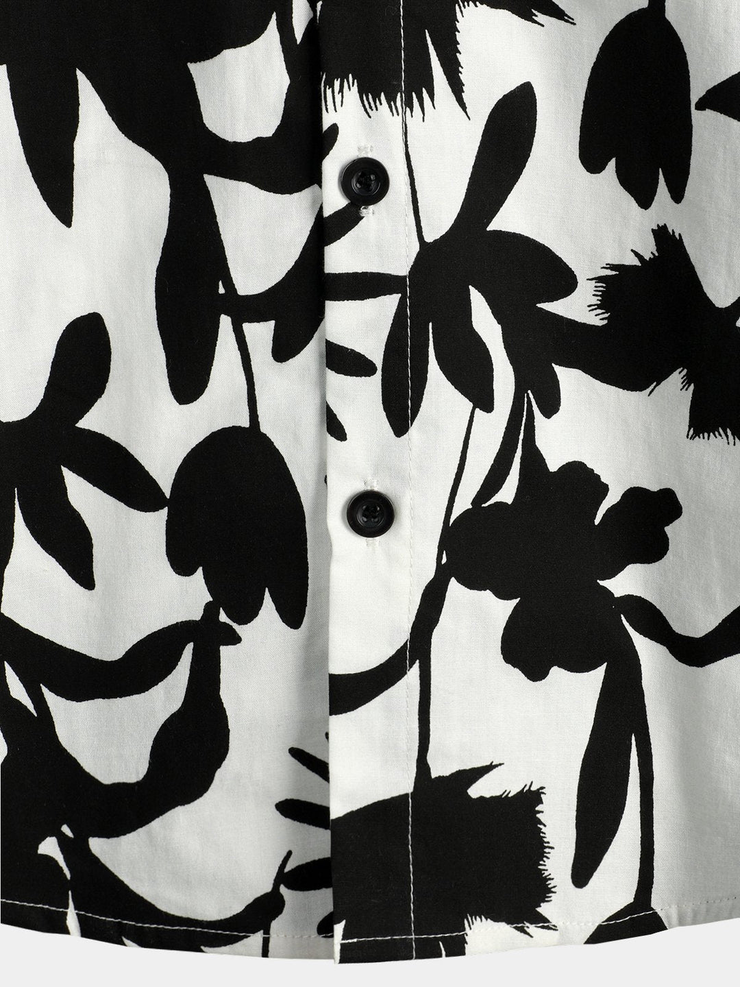 Chemise en coton hawaïen tropical à fleurs