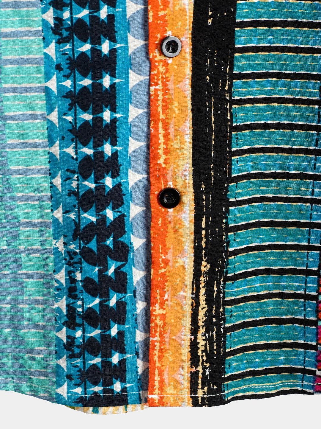Chemise rayée à manches courtes pour hommes