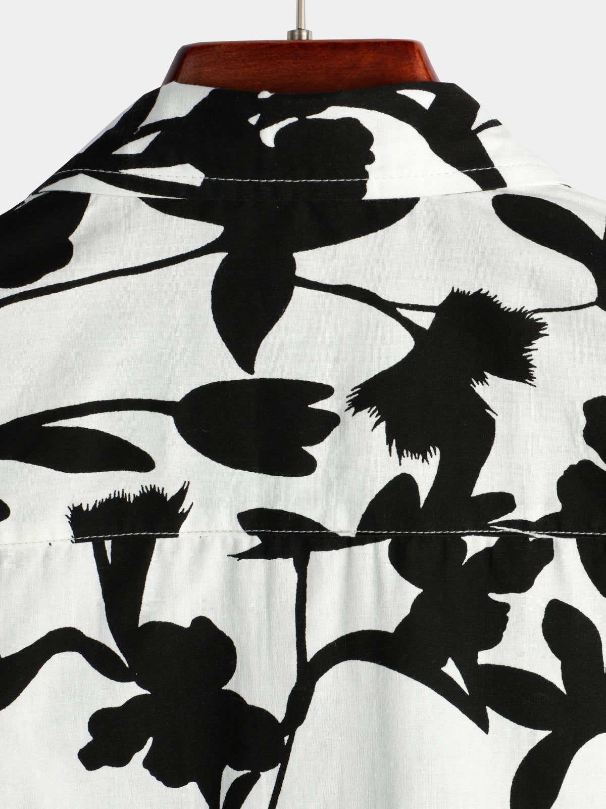 Chemise en coton hawaïen tropical à fleurs