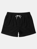 Shorts en Velours Côtelé avec Cordon pour Homme