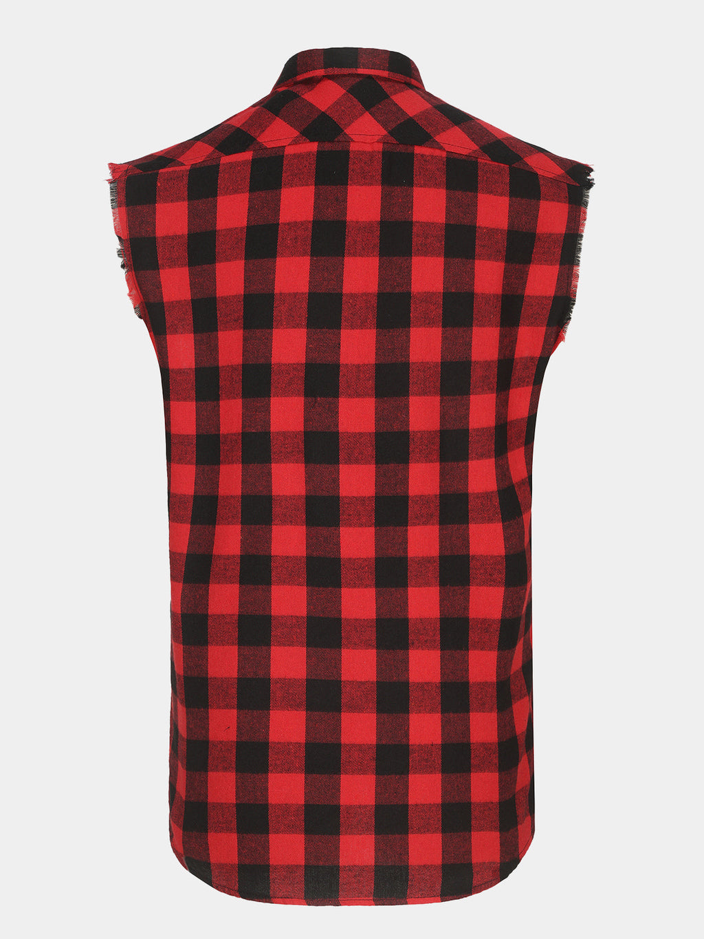 Chemise Homme Décontractée à Carreaux Sans Manches Style Plage