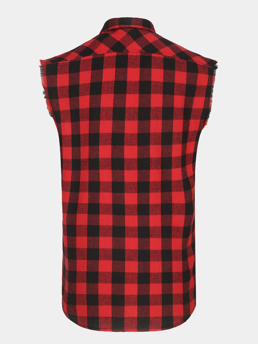 Chemise Homme Décontractée à Carreaux Sans Manches Style Plage