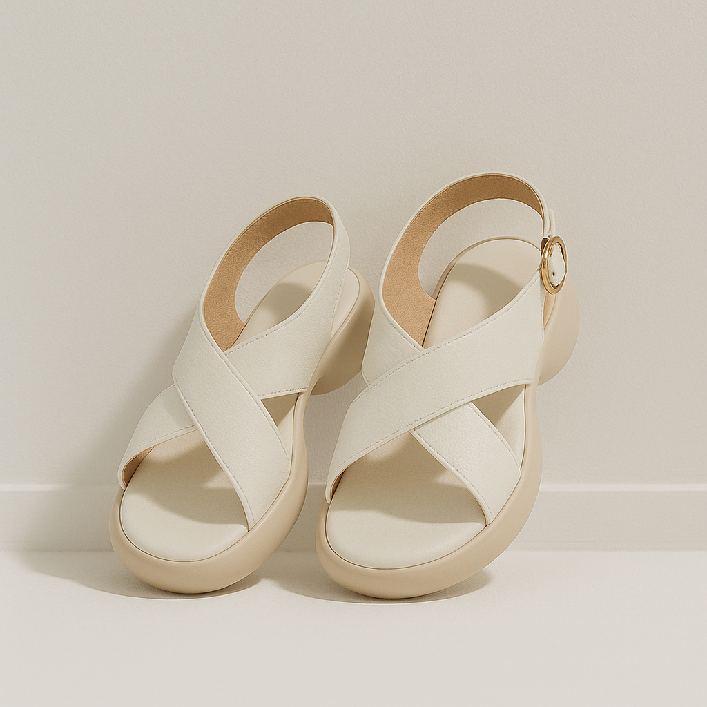 Sandales à brides croisées Emery