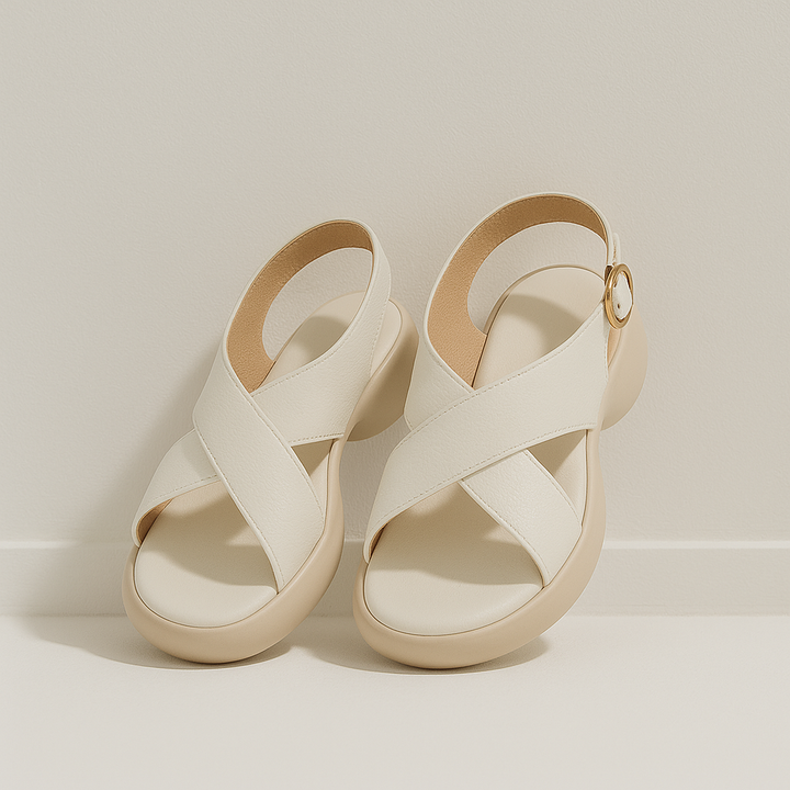 Sandales à brides croisées Emery