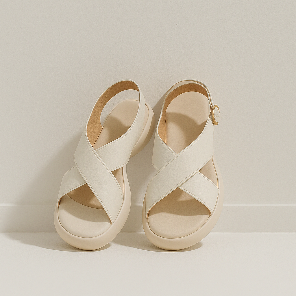 Sandales à brides croisées Emery