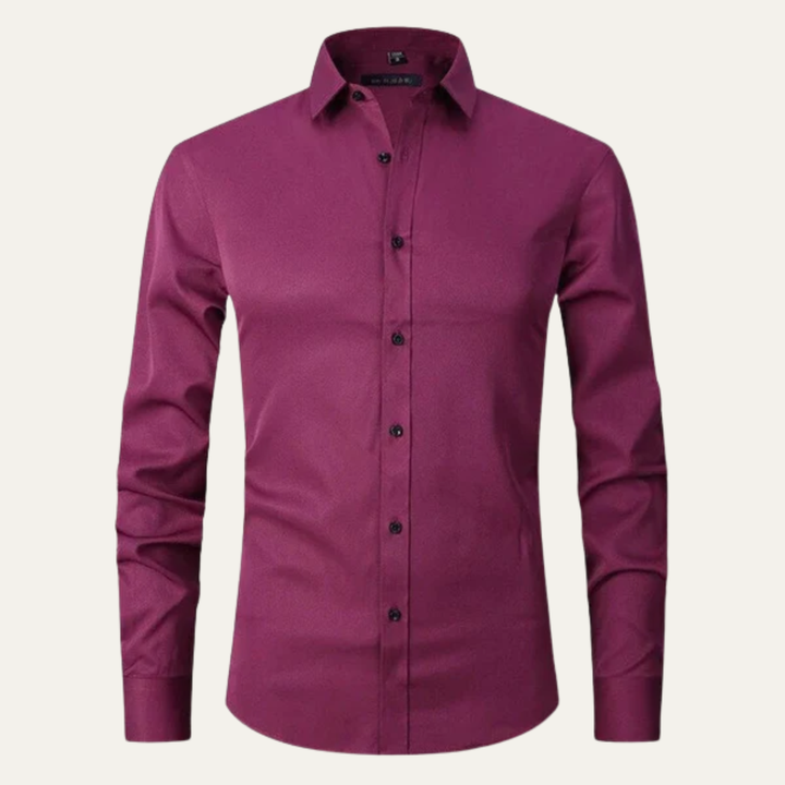 La Chemise de Costume à Manches Longues pour Hommes Beaumont, Non Repassable