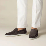 Mocassin Classique en Suède Marron
