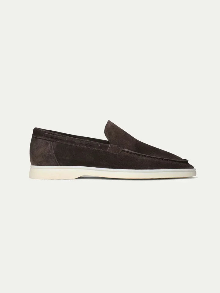 Mocassin Classique en Suède Marron