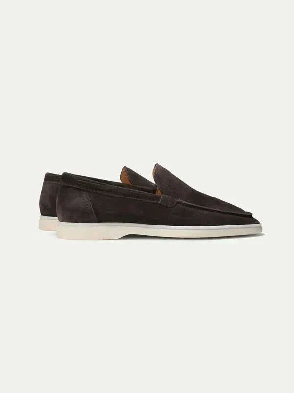 Mocassin Classique en Suède Marron