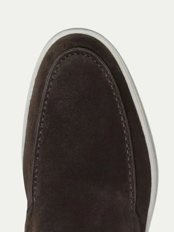 Mocassin Classique en Suède Marron